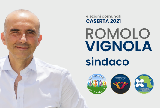 Il candidato sindaco avvocato Romolo Vignola