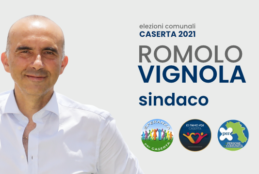 Caserta, voto 2021: A tu per tu con Romolo Vignola. La buona amministrazione? Competenza e spirito di servizio Il candidato sindaco avvocato Romolo Vignola