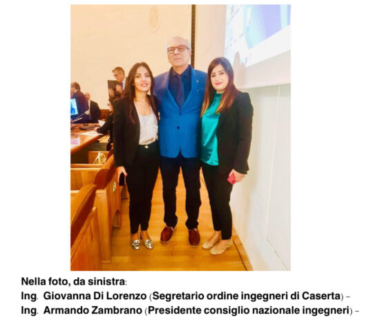 Giornata dell’Ingegneria e della Sicurezza: a Catania la delegazione dell’Ordine degli Ingegneri di Caserta