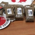 PIANA DI MONTE VERNA (CE). SORPRESO CON UN CHILO DI DROGA IN MACCHINA. 21ENNE ARRESTATO DAI CARABINIERI.