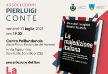 San Potito Sannitico, stasera la presentazione del libro “La maledizione italiana” di Giovanni Fasanella e Mario José Cereghino Appuntamento alle ore 19:00 di oggi, 11 luglio, presso il Centro Polifunzionale – Sede del Parco Regionale del Matese